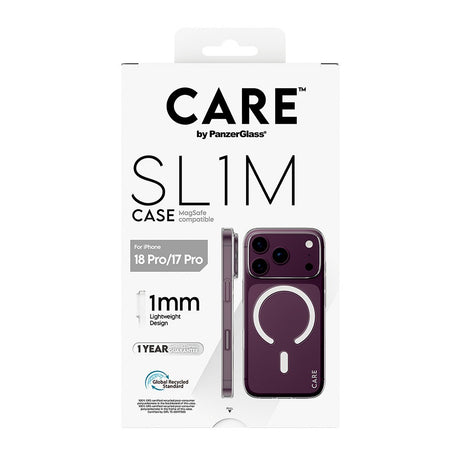 CARE by PanzerGlass iPhone 17 Pro/iPhone 18 Pro Skal SL1M MagSafe Transparent