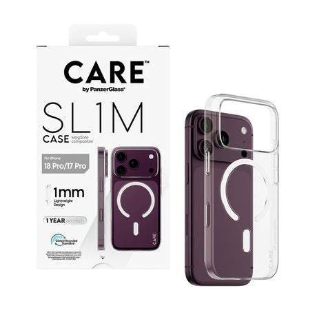 CARE by PanzerGlass iPhone 17 Pro/iPhone 18 Pro Skal SL1M MagSafe Transparent