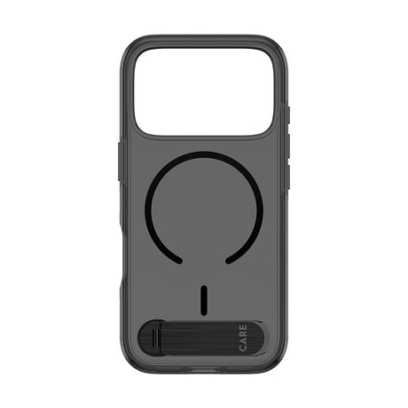 CARE by PanzerGlass iPhone 17 Pro/iPhone 18 Pro Skal Smokey Kickstand MagSafe Svart