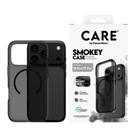 CARE by PanzerGlass iPhone 17 Pro/iPhone 18 Pro Skal Smokey MagSafe Svart
