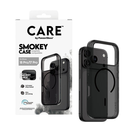 CARE by PanzerGlass iPhone 17 Pro/iPhone 18 Pro Skal Smokey MagSafe Svart