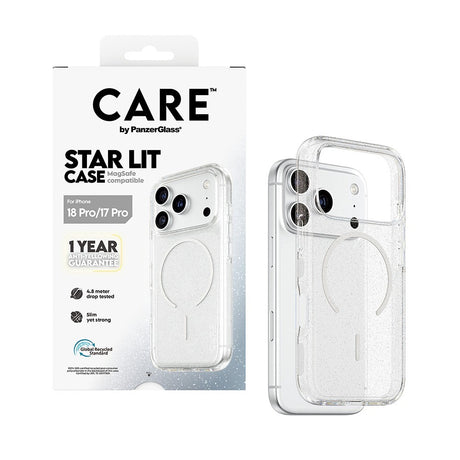 CARE by PanzerGlass iPhone 17 Pro/iPhone 18 Pro Skal Star Lit MagSafe Transparent