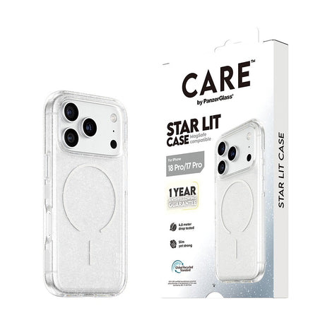 CARE by PanzerGlass iPhone 17 Pro/iPhone 18 Pro Skal Star Lit MagSafe Transparent