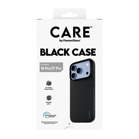 CARE by PanzerGlass iPhone 17 Pro/iPhone 18 Pro Skal TPU Svart