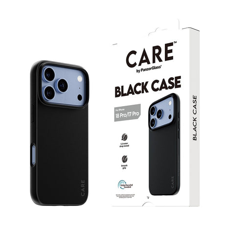 CARE by PanzerGlass iPhone 17 Pro/iPhone 18 Pro Skal TPU Svart