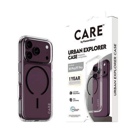 CARE by PanzerGlass iPhone 17 Pro/iPhone 18 Pro Skal Urban Explorer MagSafe Svart