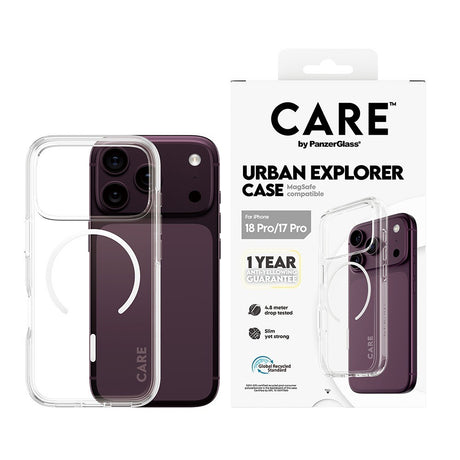 CARE by PanzerGlass iPhone 17 Pro/iPhone 18 Pro Skal Urban Explorer MagSafe Vit