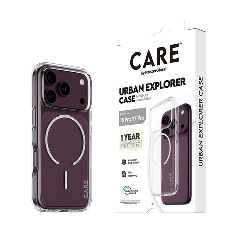 CARE by PanzerGlass iPhone 17 Pro/iPhone 18 Pro Skal Urban Explorer MagSafe Vit
