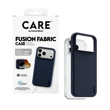CARE by PanzerGlass iPhone 17 Pro Max/iPhone 18 Pro Max Skal Fusion Fabric MagSafe Blå