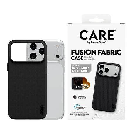 CARE by PanzerGlass iPhone 17 Pro Max/iPhone 18 Pro Max Skal Fusion Fabric MagSafe Svart