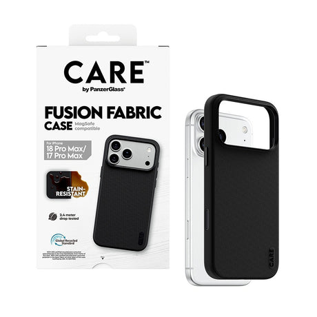 CARE by PanzerGlass iPhone 17 Pro Max/iPhone 18 Pro Max Skal Fusion Fabric MagSafe Svart