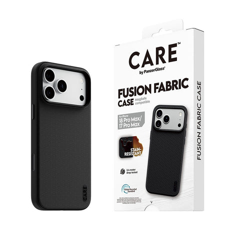 CARE by PanzerGlass iPhone 17 Pro Max/iPhone 18 Pro Max Skal Fusion Fabric MagSafe Svart