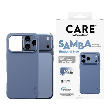CARE by PanzerGlass iPhone 17 Pro Max/iPhone 18 Pro Max Skal Samba MagSafe Blå