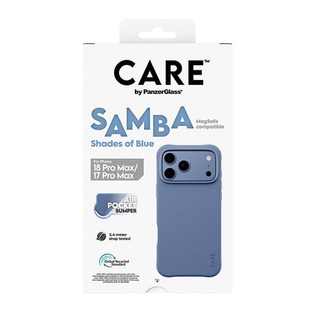 CARE by PanzerGlass iPhone 17 Pro Max/iPhone 18 Pro Max Skal Samba MagSafe Blå