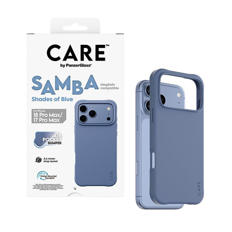 CARE by PanzerGlass iPhone 17 Pro Max/iPhone 18 Pro Max Skal Samba MagSafe Blå