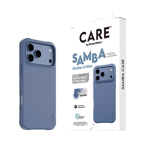 CARE by PanzerGlass iPhone 17 Pro Max/iPhone 18 Pro Max Skal Samba MagSafe Blå