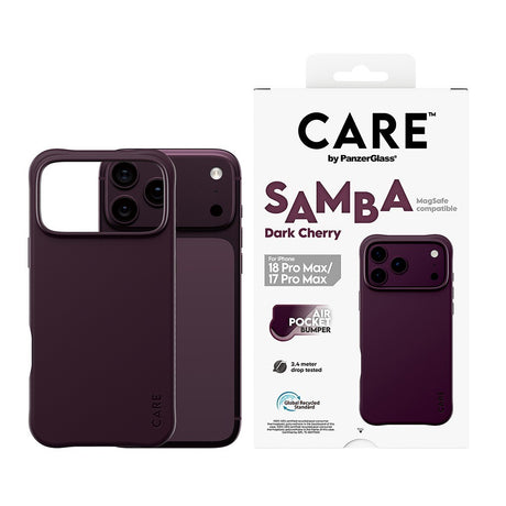 CARE by PanzerGlass iPhone 17 Pro Max/iPhone 18 Pro Max Skal Samba MagSafe Cherry