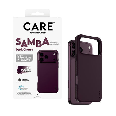 CARE by PanzerGlass iPhone 17 Pro Max/iPhone 18 Pro Max Skal Samba MagSafe Cherry