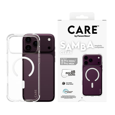 CARE by PanzerGlass iPhone 17 Pro Max/iPhone 18 Pro Max Skal Samba MagSafe Transparent