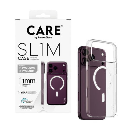 CARE by PanzerGlass iPhone 17 Pro Max/iPhone 18 Pro Max Skal SL1M MagSafe Transparent