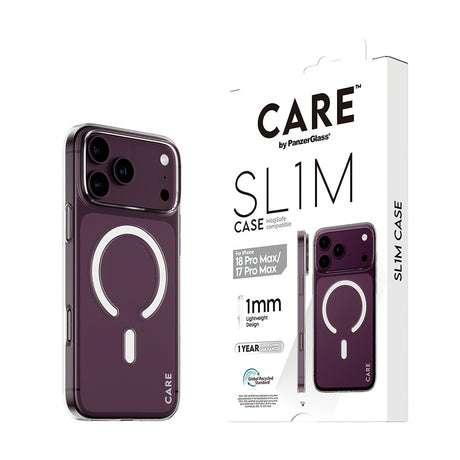 CARE by PanzerGlass iPhone 17 Pro Max/iPhone 18 Pro Max Skal SL1M MagSafe Transparent