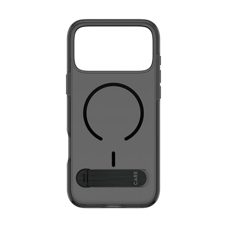 CARE by PanzerGlass iPhone 17 Pro Max/iPhone 18 Pro Max Skal Smokey Kickstand MagSafe Svart