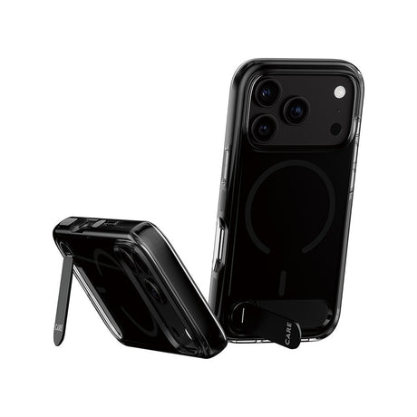 CARE by PanzerGlass iPhone 17 Pro Max/iPhone 18 Pro Max Skal Smokey Kickstand MagSafe Svart