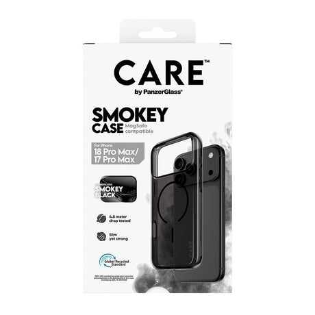 CARE by PanzerGlass iPhone 17 Pro Max/iPhone 18 Pro Max Skal Smokey MagSafe Svart