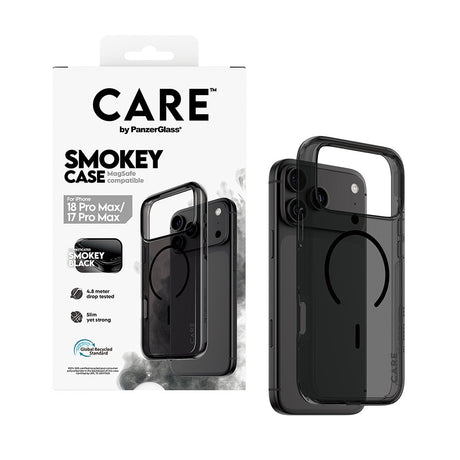 CARE by PanzerGlass iPhone 17 Pro Max/iPhone 18 Pro Max Skal Smokey MagSafe Svart