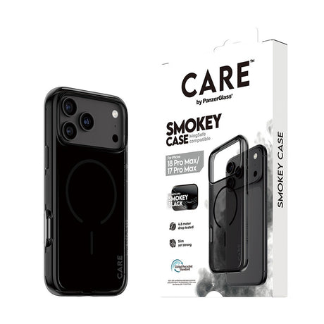 CARE by PanzerGlass iPhone 17 Pro Max/iPhone 18 Pro Max Skal Smokey MagSafe Svart