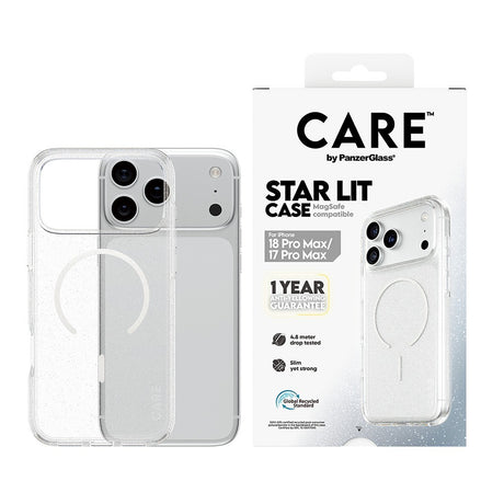 CARE by PanzerGlass iPhone 17 Pro Max/iPhone 18 Pro Max Skal Star Lit MagSafe Transparent