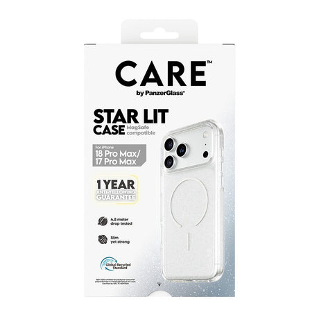 CARE by PanzerGlass iPhone 17 Pro Max/iPhone 18 Pro Max Skal Star Lit MagSafe Transparent