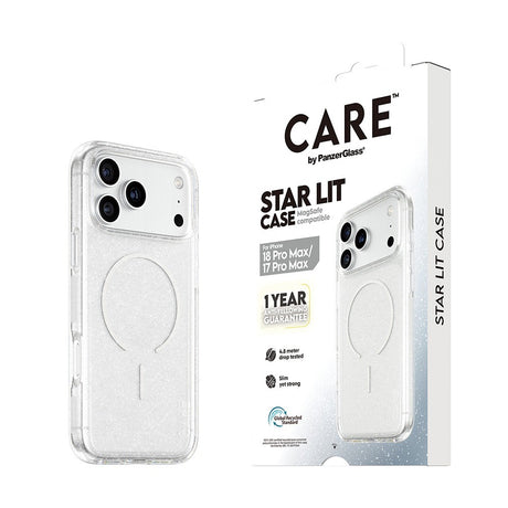 CARE by PanzerGlass iPhone 17 Pro Max/iPhone 18 Pro Max Skal Star Lit MagSafe Transparent