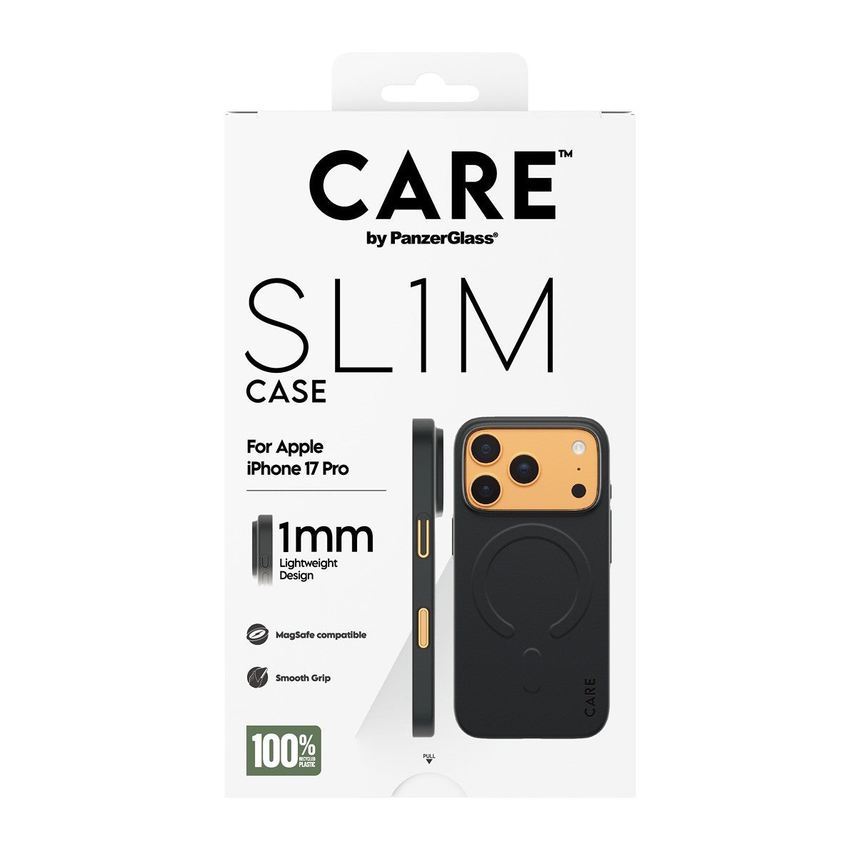 CARE by PanzerGlass iPhone 17 Pro Skal SL1M MagSafe Svart