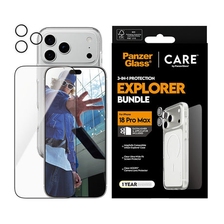CARE by PanzerGlass iPhone 18 Pro Max 3-in-1 Explorer Bundle