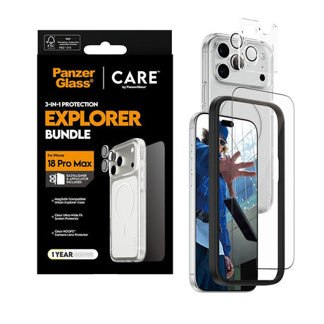 CARE by PanzerGlass iPhone 18 Pro Max 3-in-1 Explorer Bundle