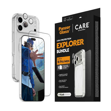 CARE by PanzerGlass iPhone 18 Pro Max 3-in-1 Explorer Bundle