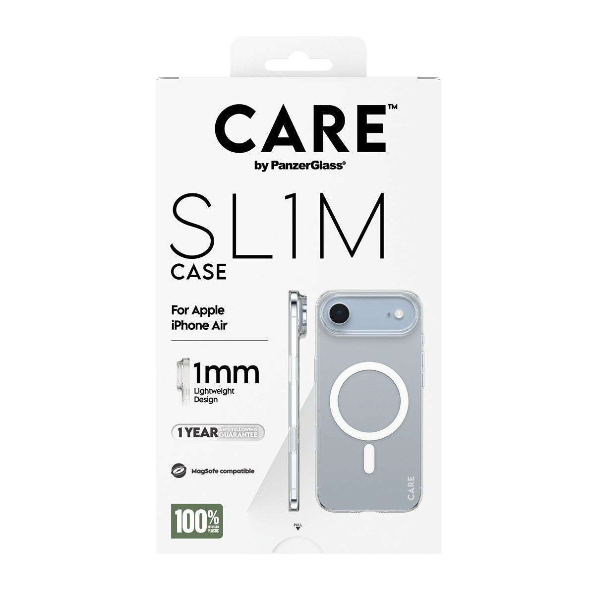 CARE by PanzerGlass iPhone Air Skal SL1M MagSafe Transparent