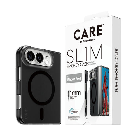 CARE by PanzerGlass iPhone Duo Skal SL1M MagSafe Smokey