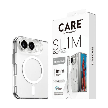 CARE by PanzerGlass iPhone Duo Skal SL1M MagSafe Transparent