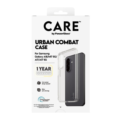 CARE by PanzerGlass Samsung Galaxy A17/A18 Skal Urban Combat Transparent