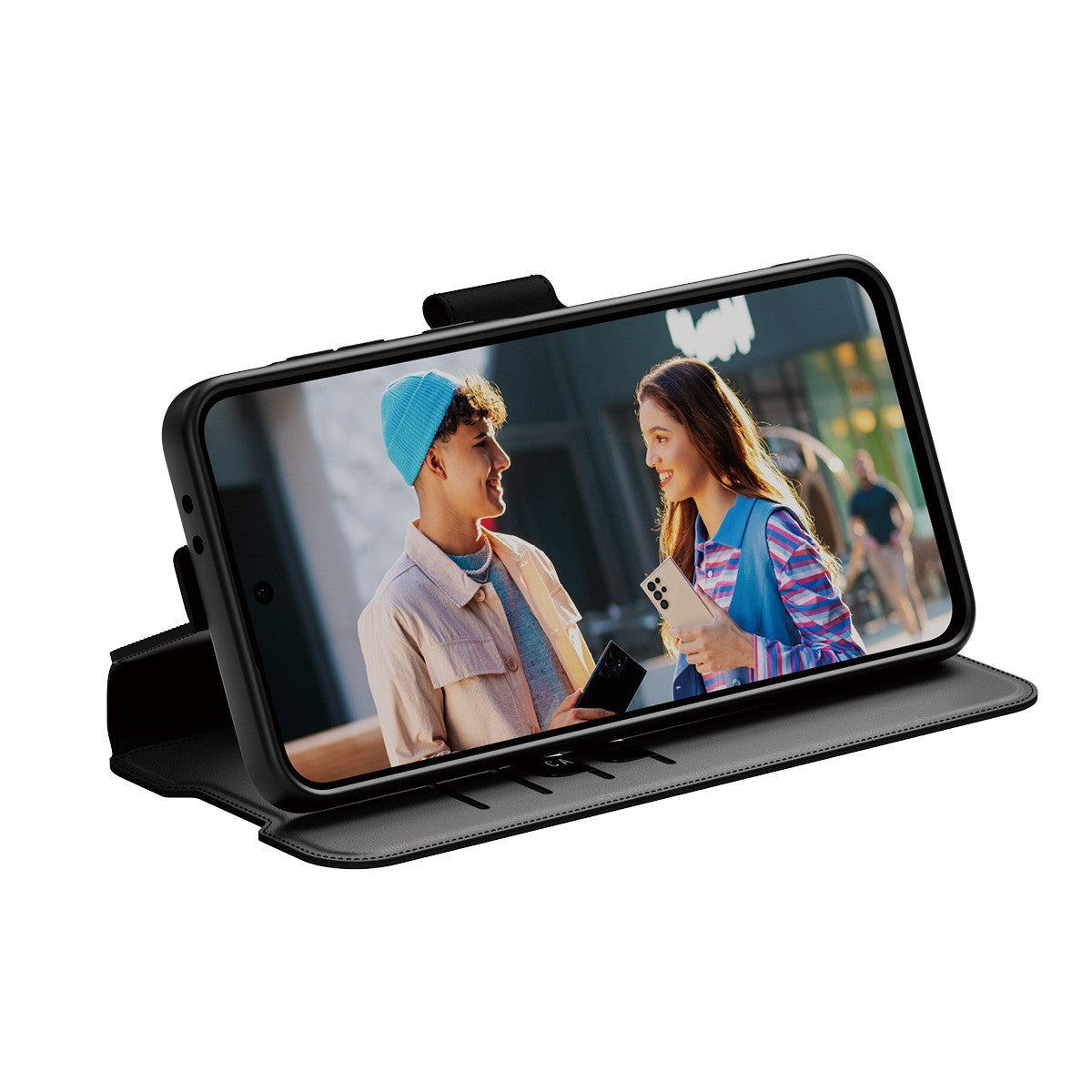 CARE by PanzerGlass Samsung Galaxy A26 Fodral Wallet Kickstand Svart