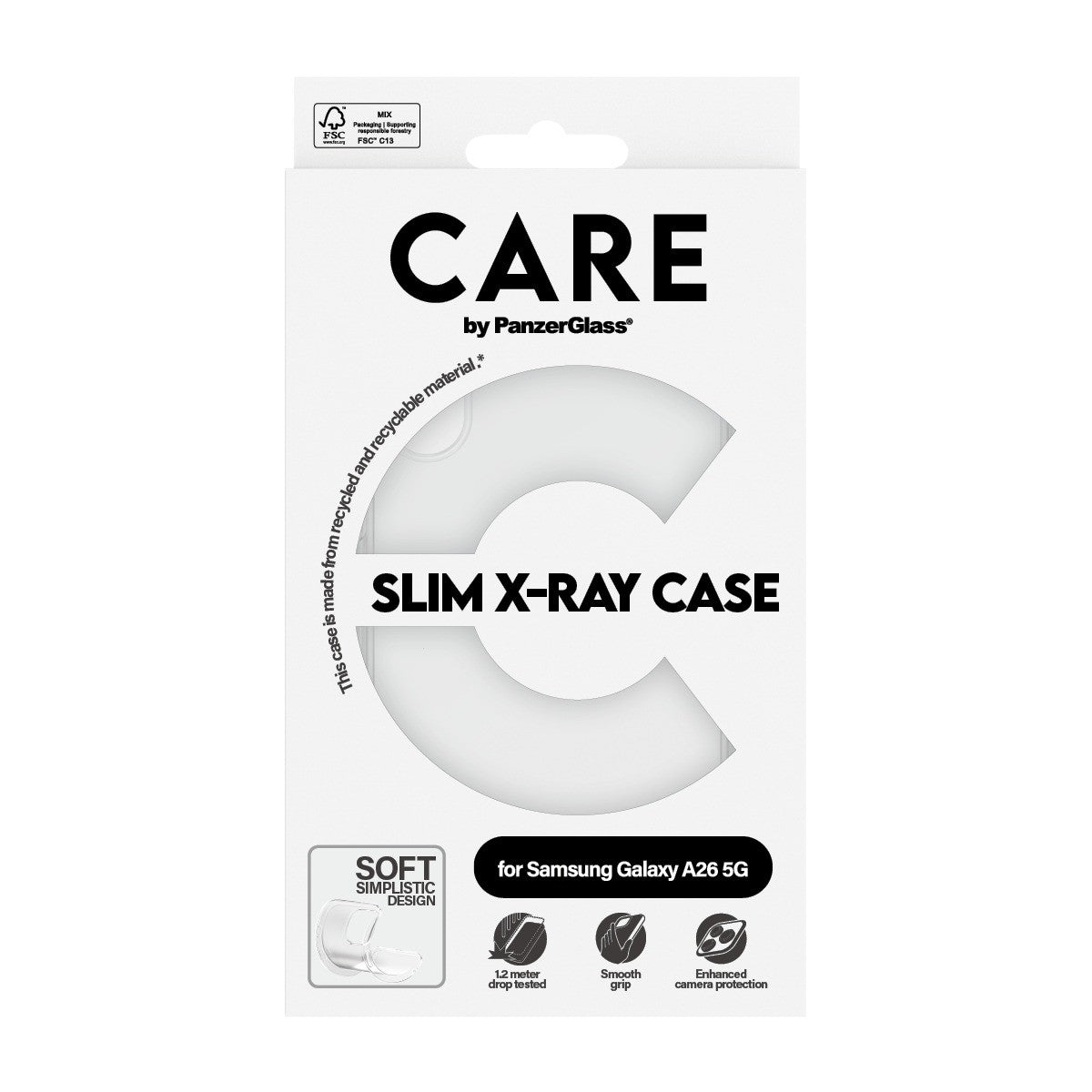 CARE by PanzerGlass Samsung Galaxy A26 Skal X-Ray Transparent