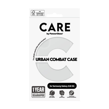 CARE by PanzerGlass Samsung Galaxy A36 Skal Urban Combat Transparent