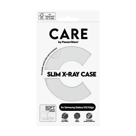 CARE by PanzerGlass Samsung Galaxy S25 Edge Skal X-Ray Transparent