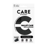 CARE by PanzerGlass Samsung Galaxy S25 Fodral Wallet Kickstand Svart