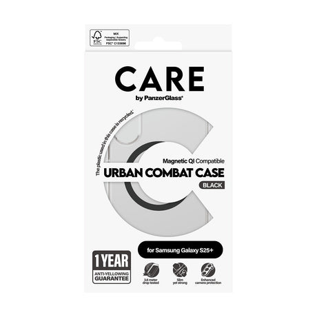 CARE by PanzerGlass Samsung Galaxy S25 Plus Skal Urban Combat MagSafe Svart