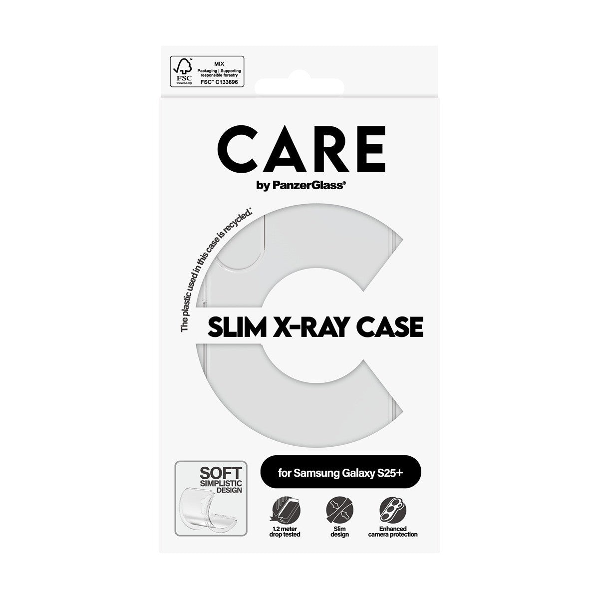 CARE by PanzerGlass Samsung Galaxy S25 Plus Skal X-Ray Transparent