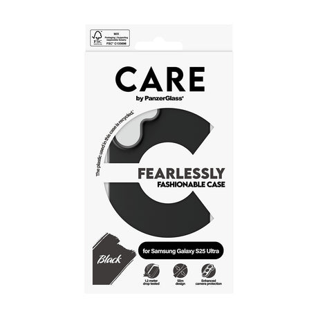 CARE by PanzerGlass Samsung Galaxy S25 Ultra Skal Fashionable Svart