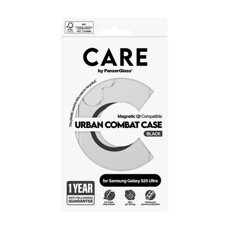 CARE by PanzerGlass Samsung Galaxy S25 Ultra Skal Urban Combat MagSafe Svart